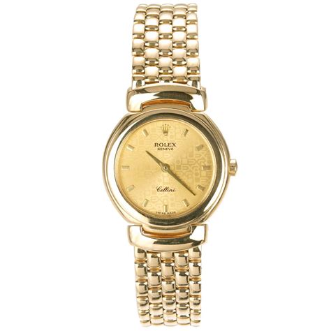 ladies gold rolex cellini quartz|cellini Rolex watches ladies vintage.